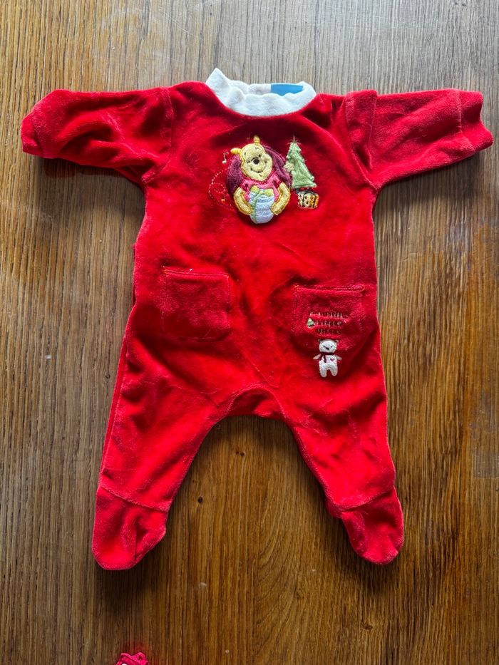 Pyjama Disney rouge nouveau-né (0 mois)