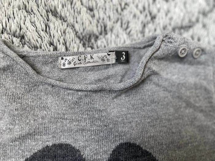 Pull gris CFK - 3 ans - photo numéro 4