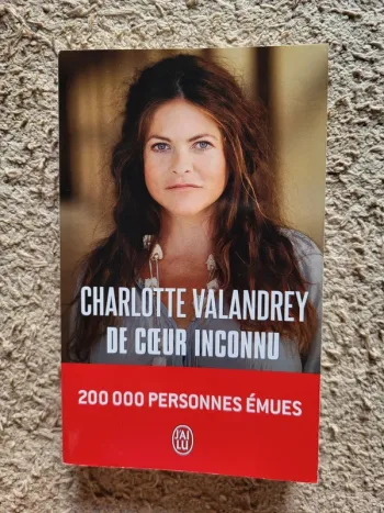 Livre "De cœur inconnu" de Charlotte Valandrey