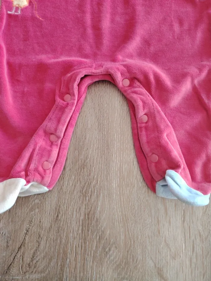 Pyjama velours 1 pièce - photo numéro 4