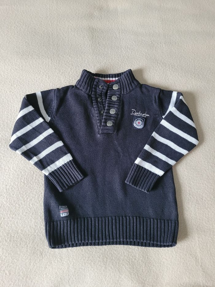 Pull terre de marins 3 ans