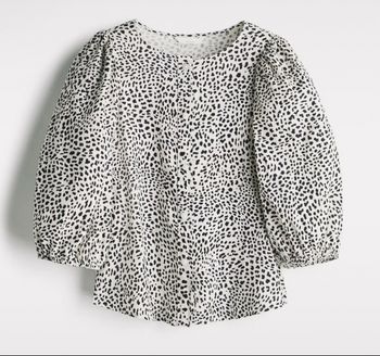Blouse en lin manche 3/4