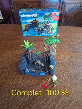 Playmobil bassin des caïmans alligators4463