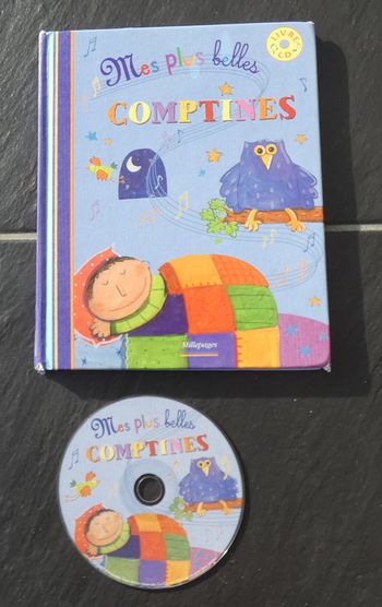 Livre et CD "mes plus belles comptines"
