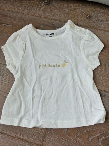 Tshirt fille 1 mois