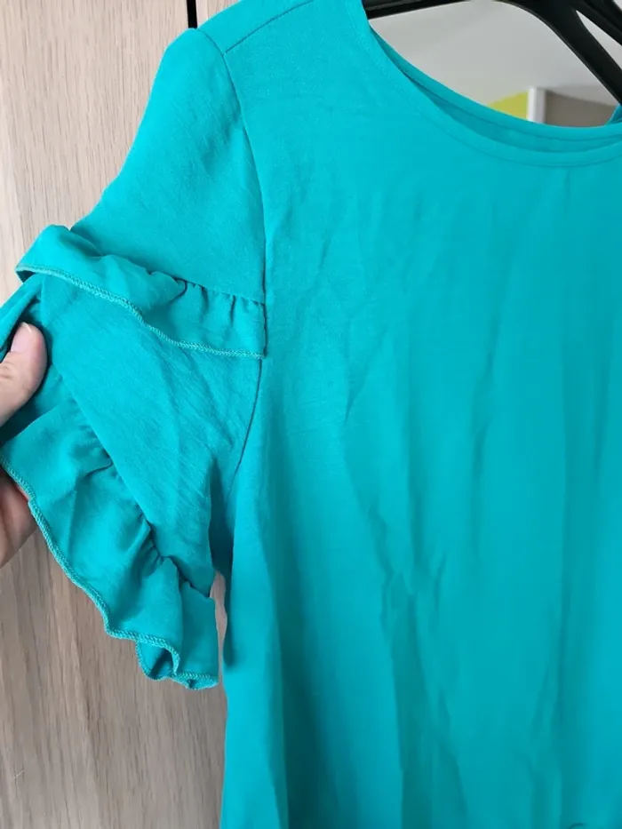 Haut bleu canard femme shein curve 1xl neuf - photo numéro 2
