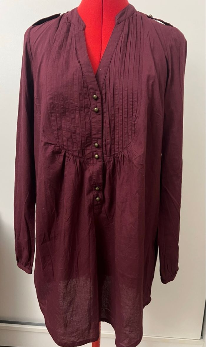 Tunique manches longues bordeaux Pimkie - photo numéro 4