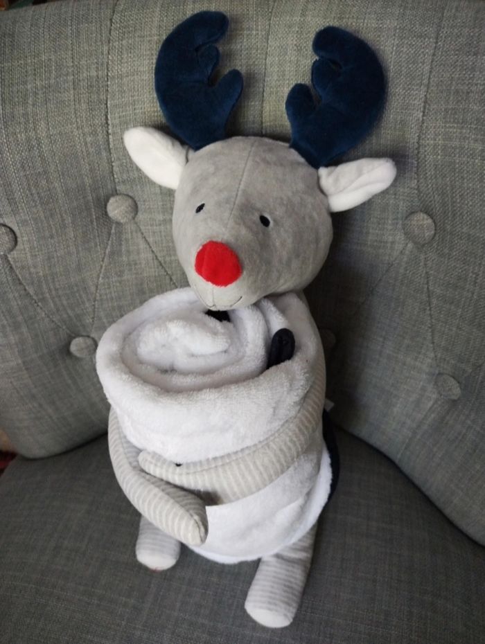 Peluche couverture Okaïdi neuve - photo numéro 5