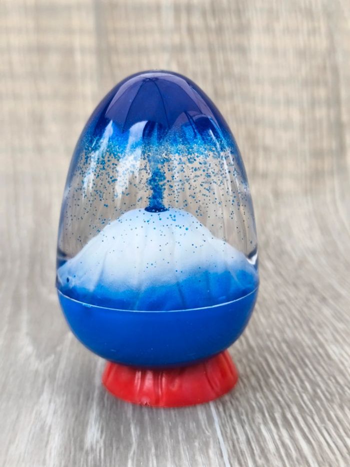 Sablier volcan bleu - photo numéro 3