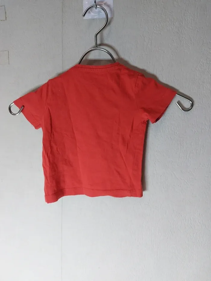 Tee-shirt manche courte rouge"Bébé rêve" - photo numéro 2