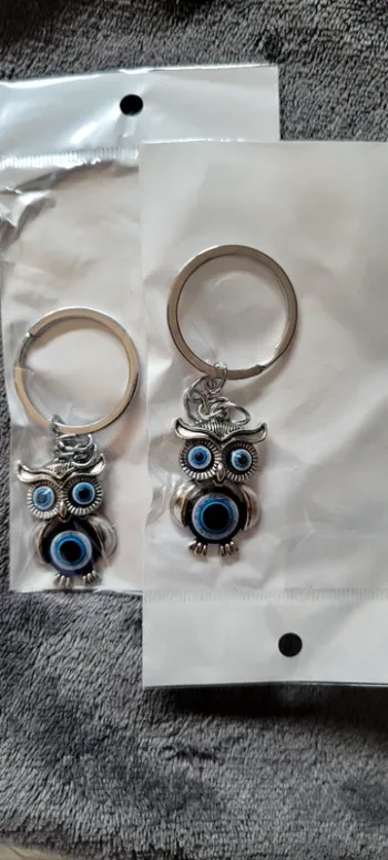 Lot de porte-clés hibou protecteur