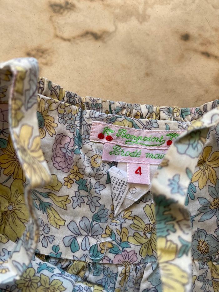 Robe smocks Bonpoint 4 ans liberty - photo numéro 6
