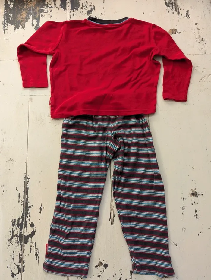 Pyjama rouge Spider-Man 100 % coton – Taille 110/116 cm (env. 5-6 ans) - photo numéro 2