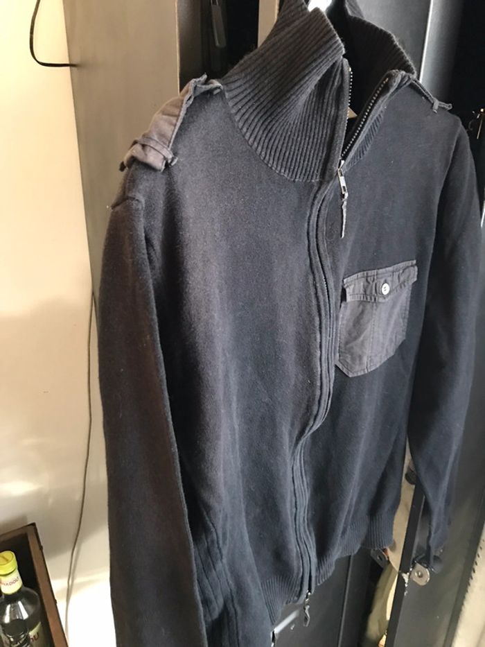 Gilet noir, taille L , camaïeu - photo numéro 4