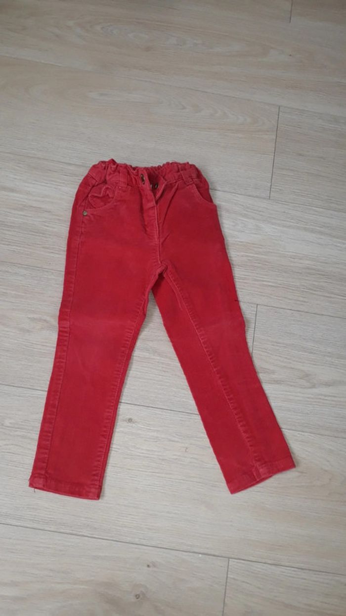 Pantalon velours côtelé kidkanai taille 3 ans