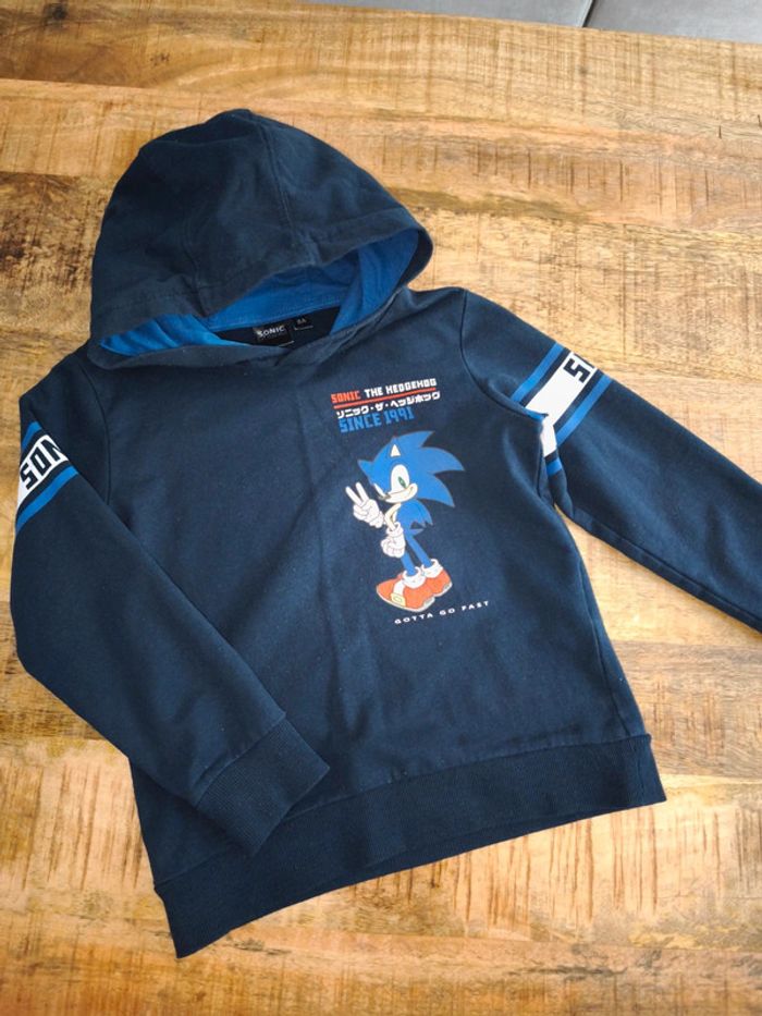 Sweat à capuche sonic