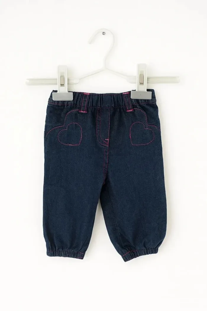 Pantalon en jean bleu foncé – Kitchoun – 12 mois