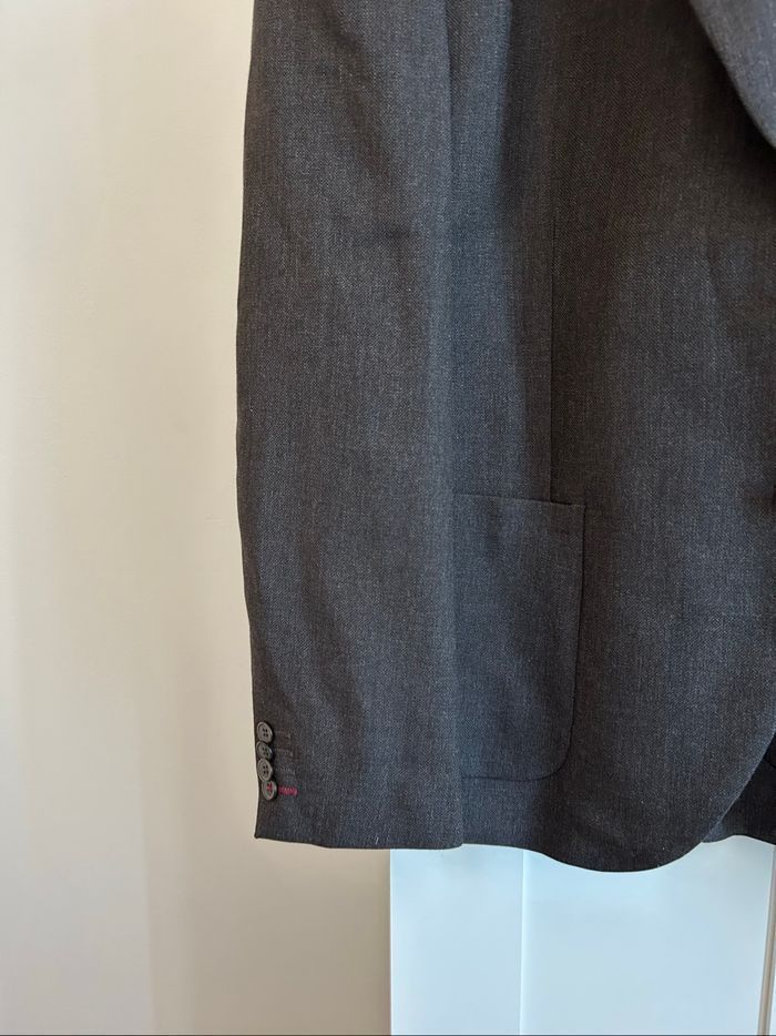 Blazer gris en Laine Extra Slim Fit Homme Devred Taille L - photo numéro 2