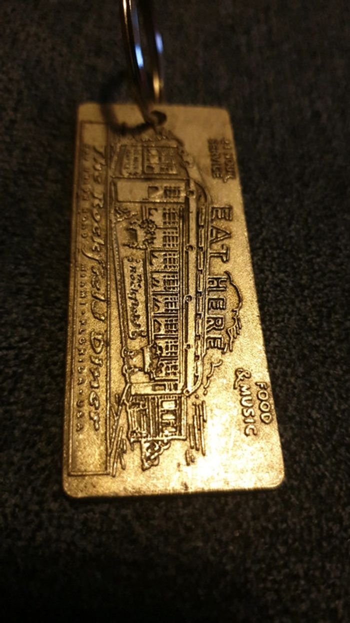 Porte clés publicitaire métal the rockfield diner - photo numéro 3