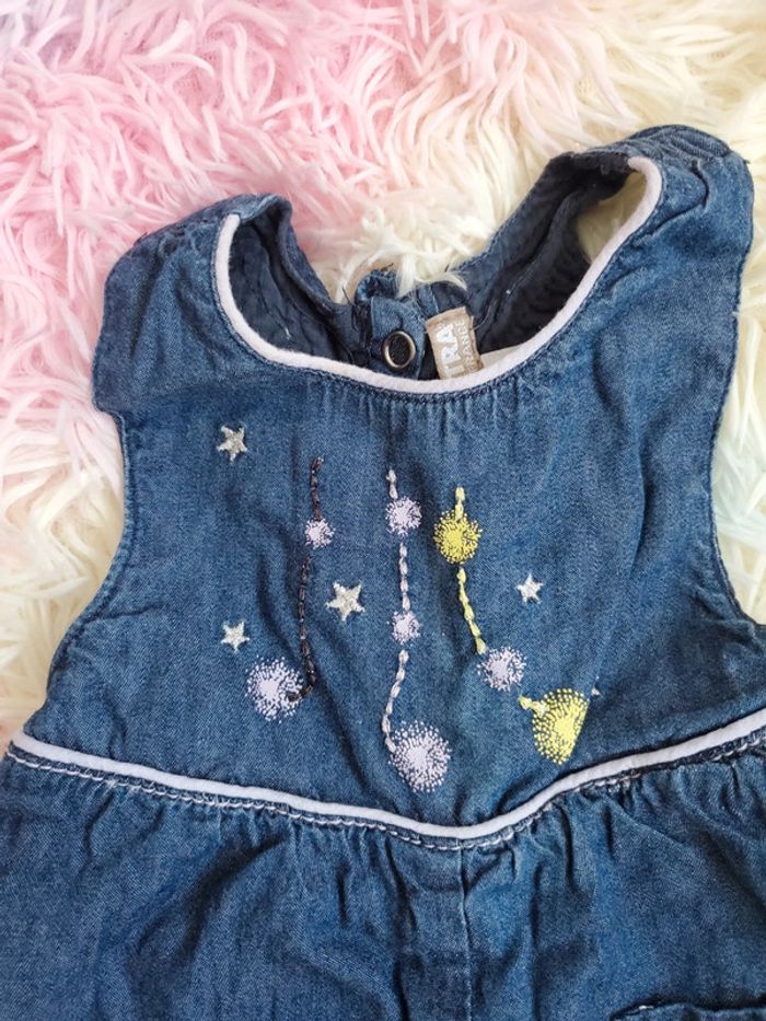 🌴 Combinaison pantalon effet jean orchestra 1 mois - photo numéro 2