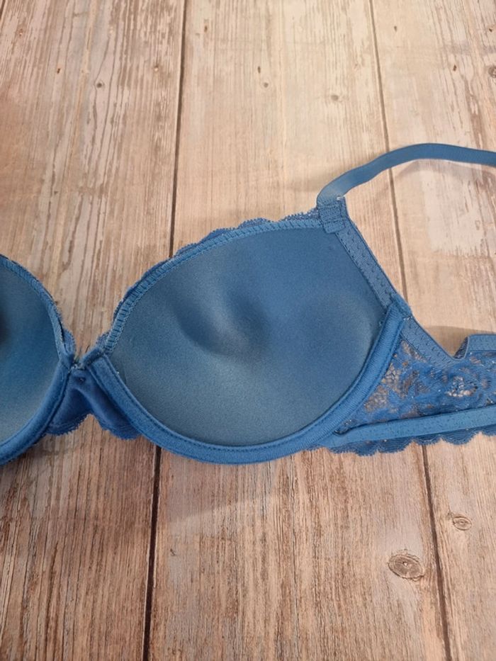 Manoukian soutien gorge bleu * 85C * - photo numéro 8