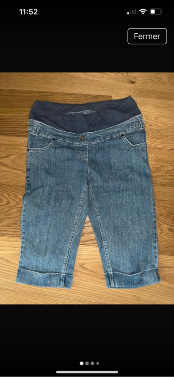 Pantacourt femme enceinte taille  36