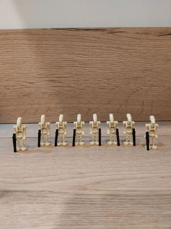 Figurines type lego 8 droides de combats star wars