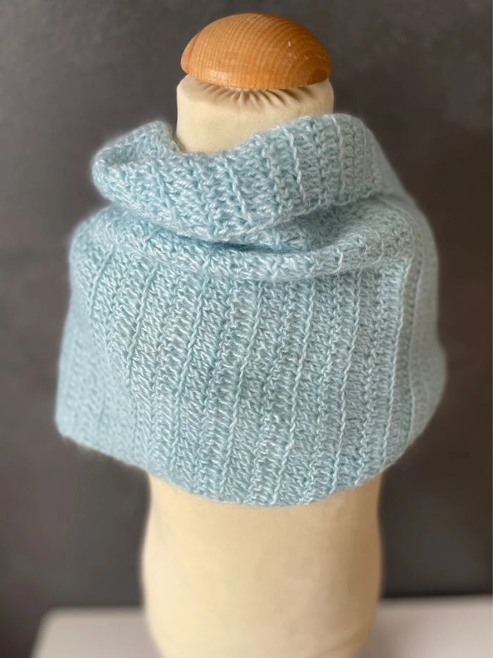 Tour de cou bleu turquoise enfant - photo numéro 2