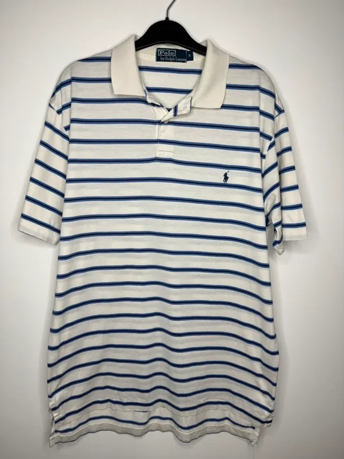 💙 Polo Ralph Lauren / rayer bleue-noir / T-M/L💙 - photo numéro 2