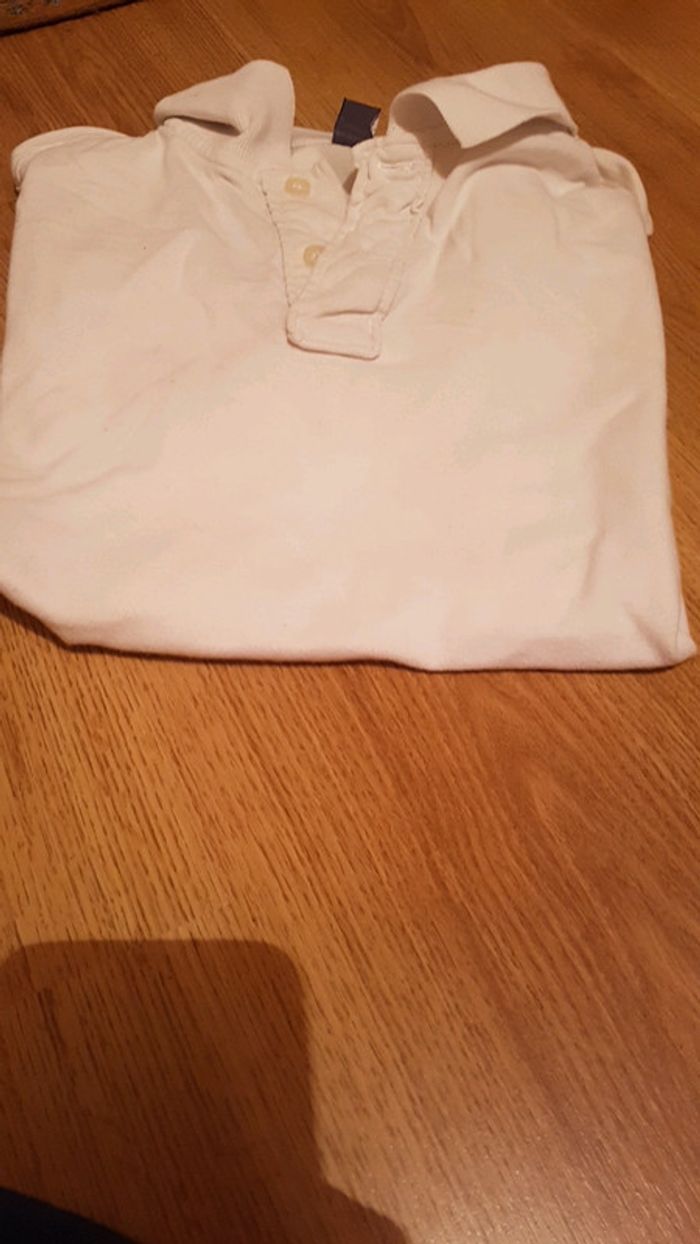 Polo blanc zara