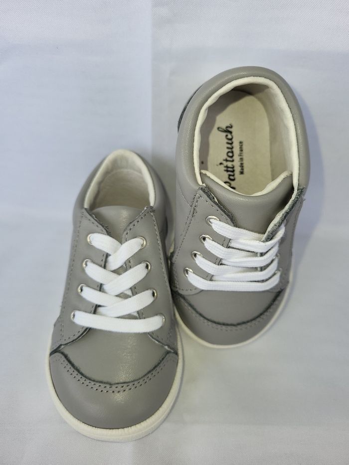 Baskets en cuir gris Point 19 Made in France 🇨🇵 - photo numéro 2