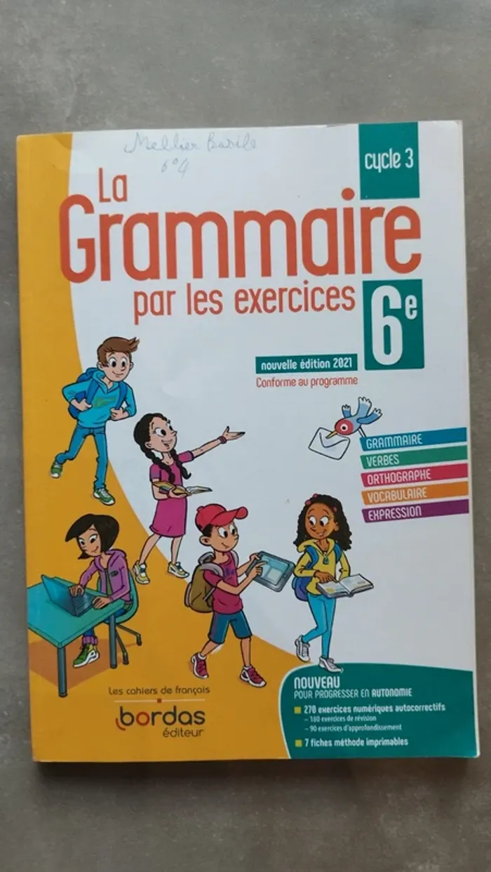 La gramme par les exercices 6e