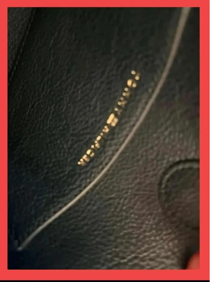 Sac bandoulière bordeaux – Effet cuir grainé - photo numéro 4