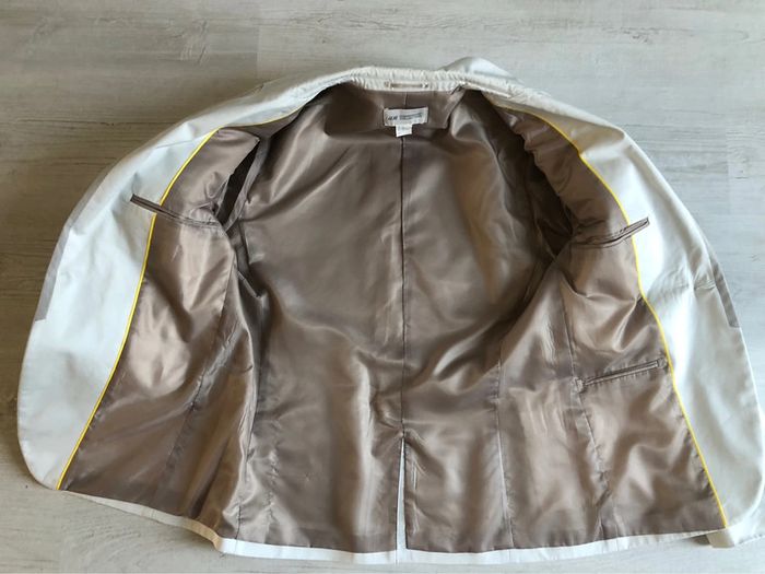 Veste blanche H&M T 50 portée 1 fois - photo numéro 7