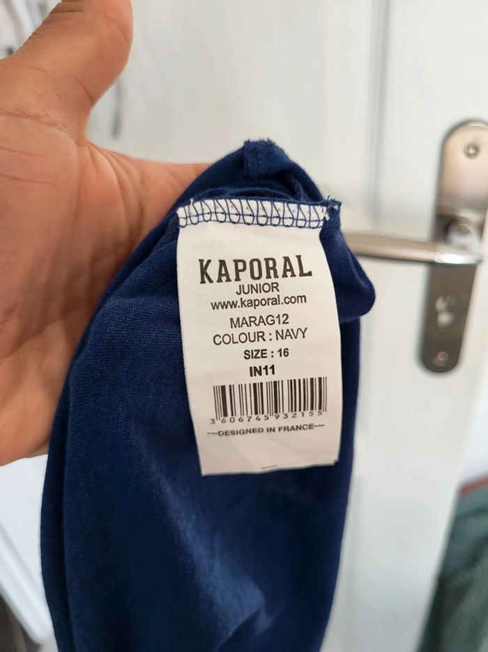 T-shirt Kaporal 16 ans etat neuf - photo numéro 4