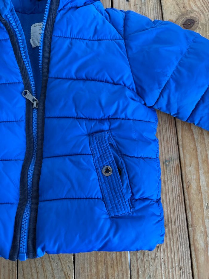 Manteau bleu Zara boy 9/12 mois - photo numéro 3