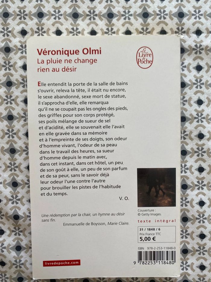 La pluie ne change rien au désir de Véronique Olmi - photo numéro 2