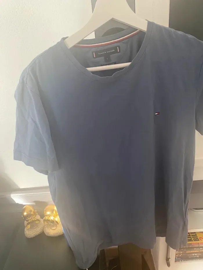 Tee shirt unis homme tommy hilfilger M - photo numéro 2