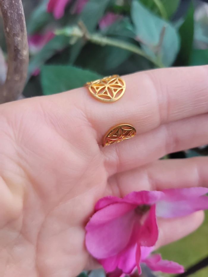 Bague ajustable fleur de lys - photo numéro 4