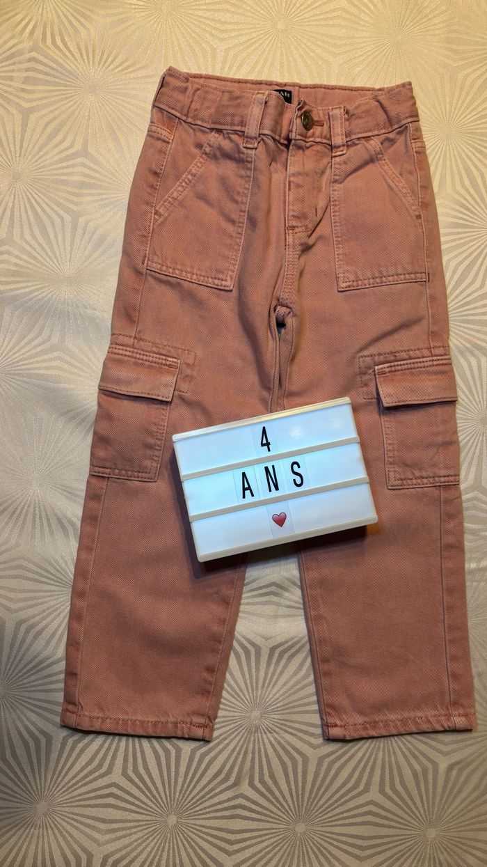 Jean multipoches fille 4 ans Kiabi