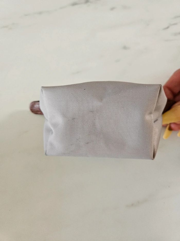 Longchamp. Petit porte monnaie gris - photo numéro 5