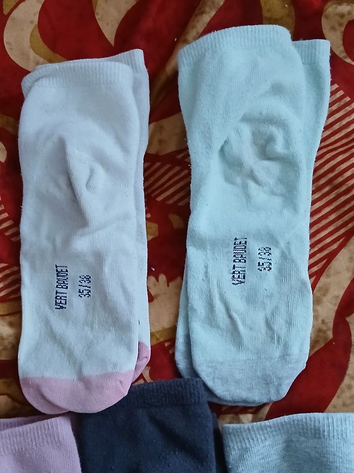 Lot de 5 paires de mi-chaussettes 35/38 - photo numéro 5