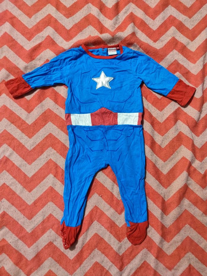 Pyjama Captain America T.12 mois