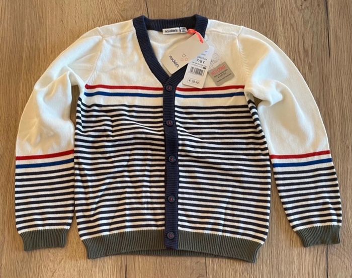 Cardigan en tricot de coton Noukie's taille 7 - 8 ans neuf avec étiquettes