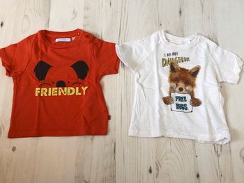 Lot de 2 t shirt 6 mois OBaibi et Zara babyboy