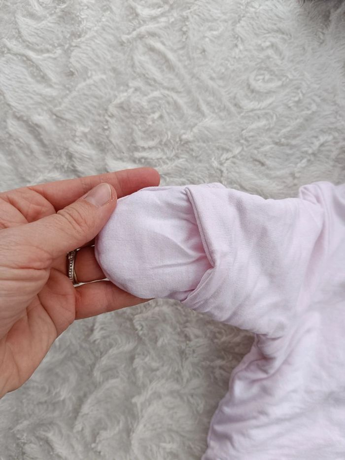 Manteau gilet veste avec capuche Fille 1/3 mois P'tit bisou - photo numéro 5