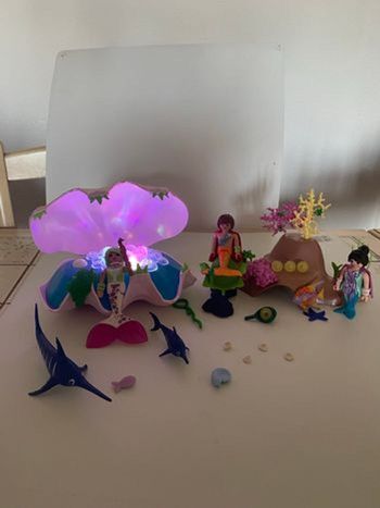 Coquillage lumineux playmobil