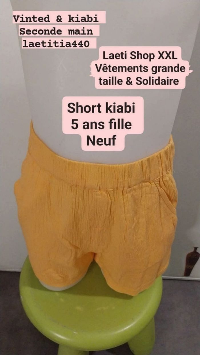 Short fille 5 ans kiabi