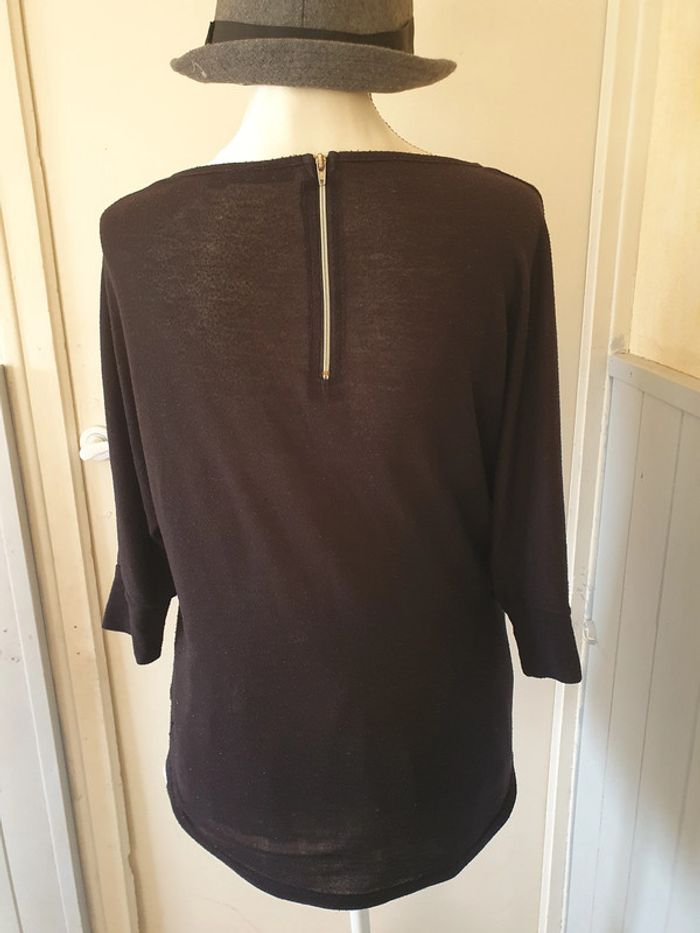 🌸Tee-shirt manche longue moitié taille M - photo numéro 2