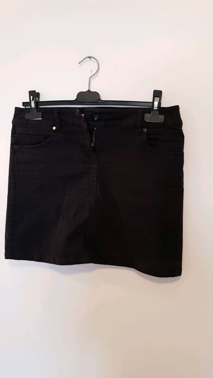 Jupe jean noire - photo numéro 2